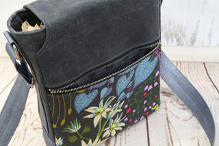 The Coneflower Cross Body bag by Blue Calla Sewing Patterns (Printed Paper Pattern) - Emmaline Bags Inc.
