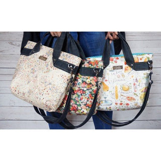 The Fiesta Tote by Sewing Patterns by Mrs H (Printed Paper Pattern) - Emmaline Bags Inc.