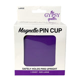 The Gypsy Quilter - Magnetic Pin Cup in Gypsy Purple (Large) - Emmaline Bags Inc.