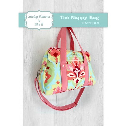 The Nappy Bag by Sewing Patterns by Mrs H (Printed Paper Pattern) - Emmaline Bags Inc.