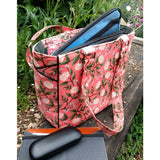 The Piped Pocket Tote by Sewing Patterns by Mrs H (Printed Paper Pattern) - Emmaline Bags Inc.