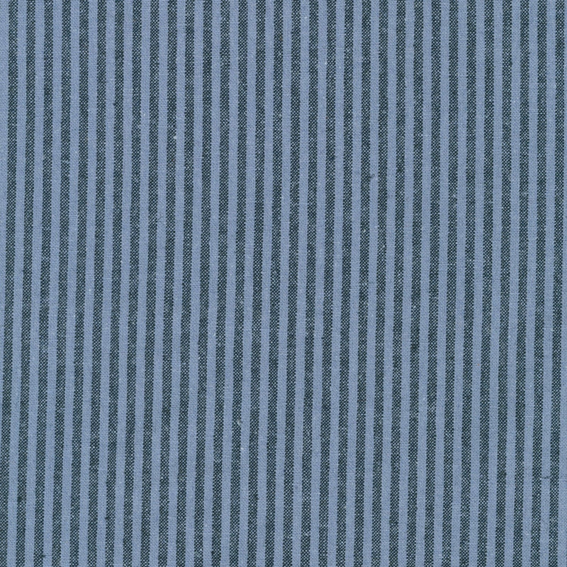 Thin Striped Denim| Essex Yarn Dyed Linen by Robert Kaufman - Emmaline Bags Inc.