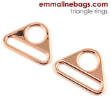 Triangle Rings: 1 1/2" (38 mm) (2 Pack) - Emmaline Bags Inc.