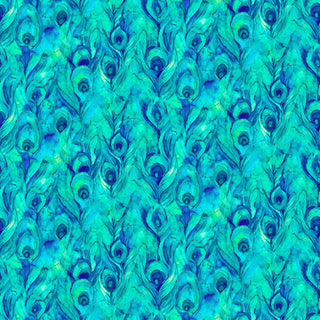 Turquoise Multi • Inspired by Northcott Studio (1/4 yard) - Emmaline Bags Inc.