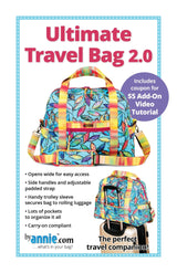Ultimate Travel Bag 2.0 from By Annie (Printed Paper Pattern) - Emmaline Bags Inc.