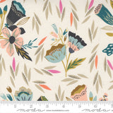 Unbleached Overjoyed // Songbook a New Page for Moda - (1/4 yard) - Emmaline Bags Inc.