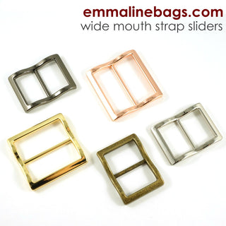 High Quality metal bag hardware for handmade bags at - Emmaline Bags Inc. –  Tagged Bag Hardware_Strap Sliders