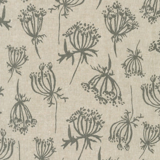 Wildflowers in FLAX | Linen/Cotton // Riverbend for Robert Kaufman - Emmaline Bags Inc.