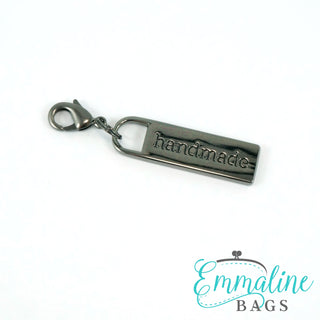 Zipper Pulls: "handmade" (1 Pack) - Emmaline Bags Inc.