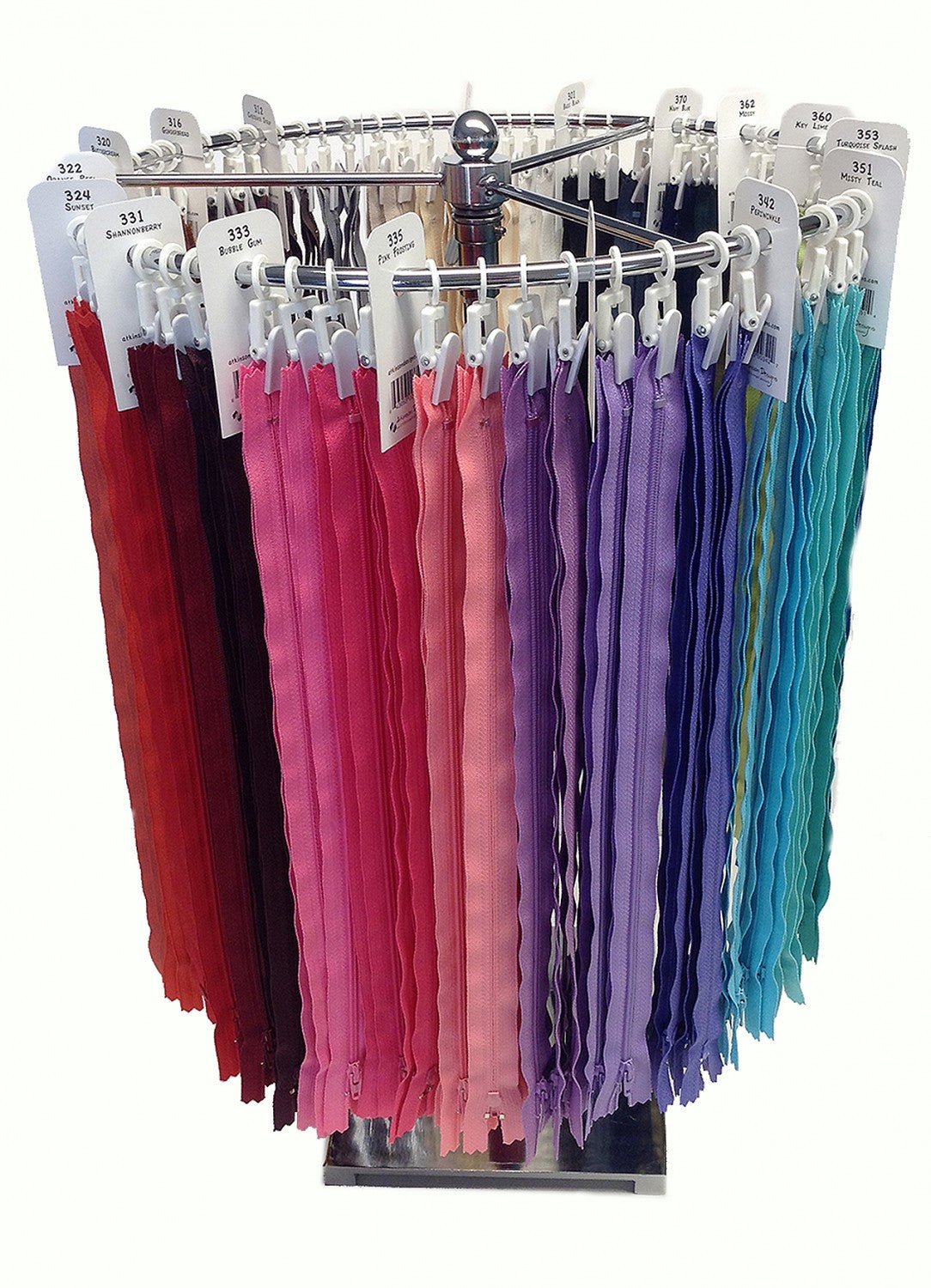 14 Lace Zipper (Various Colours)